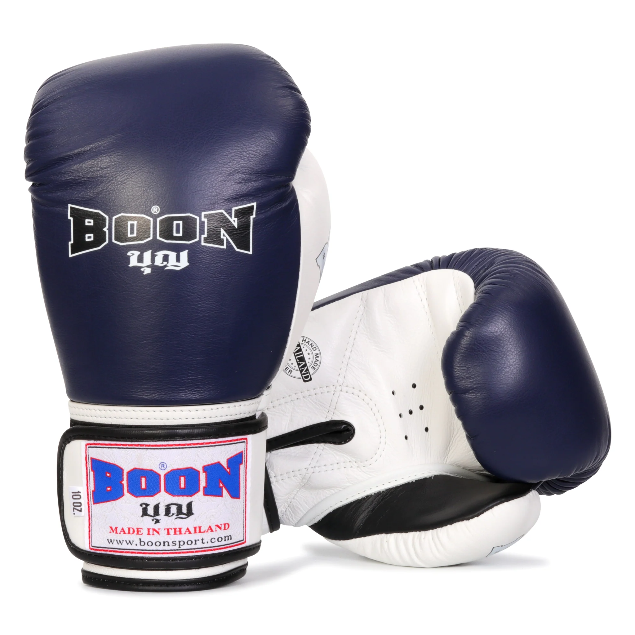 BGCNB Compact Velcro Glove Navy Blue & White - Image 2
