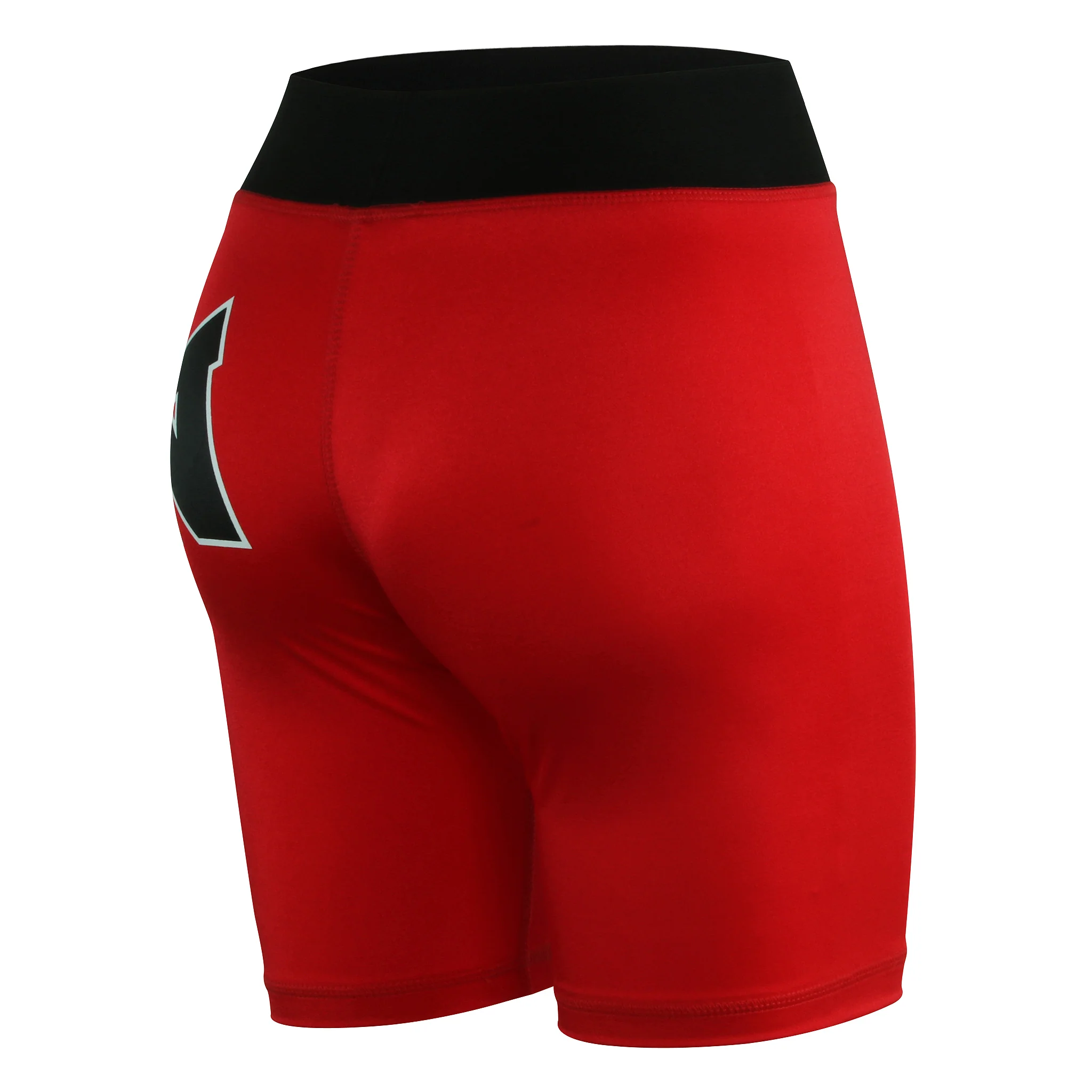 Long Red MMA Shorts MMLRD - Image 2