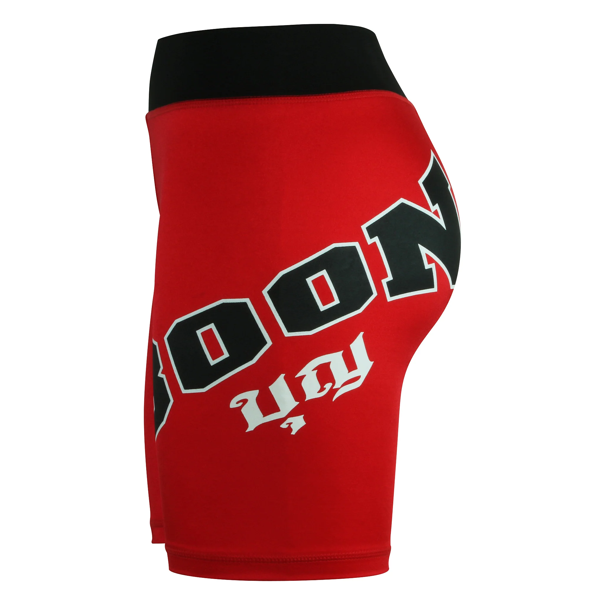 Long Red MMA Shorts MMLRD - Image 3
