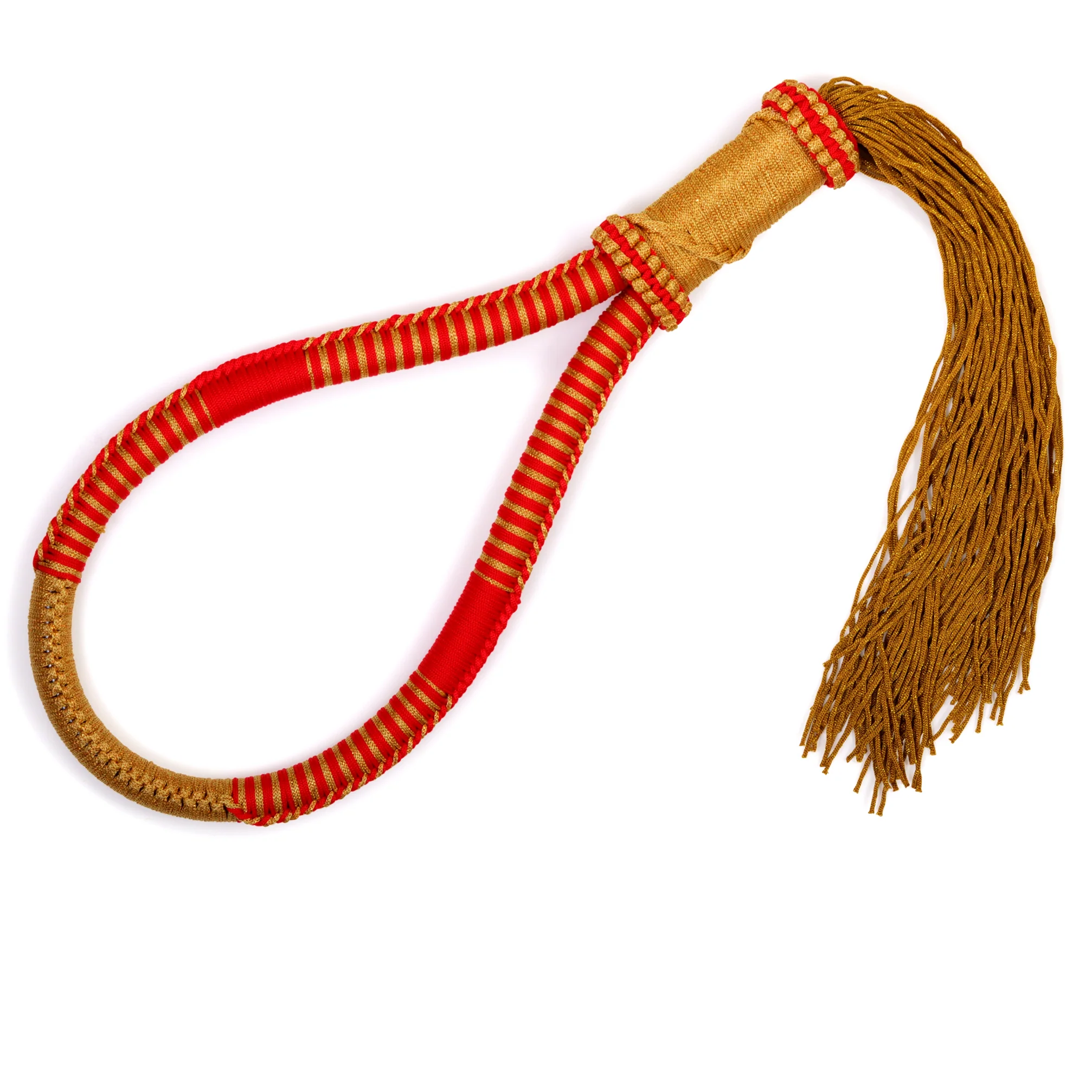 MK2RG Hand-Woven Mongkol, Red and Gold