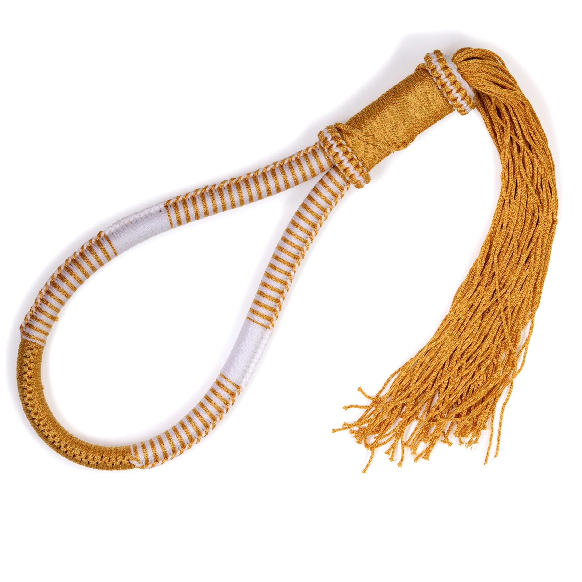 MK2WG Hand-Woven Mongkol, White and Gold